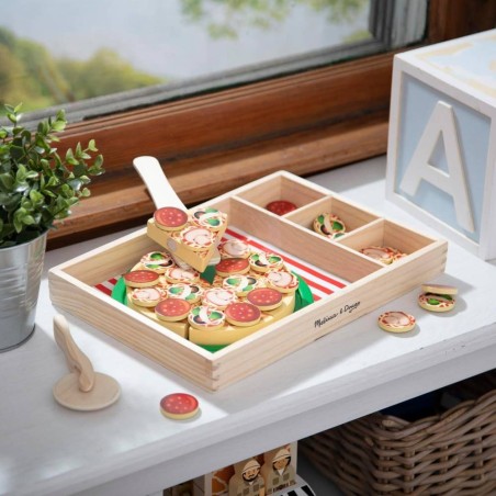 Pizza De Madera, Alimentos de Madera, Ju