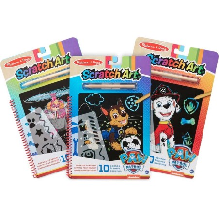 Paw Patrol Scratch Art Asst SURTIDO 