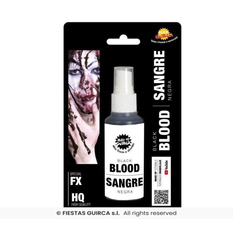 Espray sangre coagulada negra 60 ml
