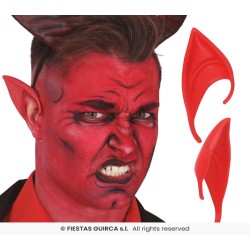 Orejas demonio rojas