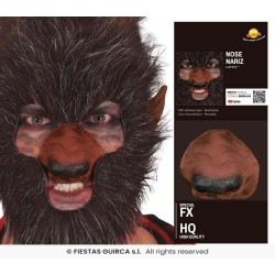 Nariz hombre lobo latex