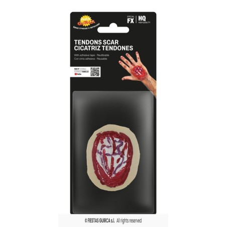 Cicatriz tendones mano 10 cms, latex