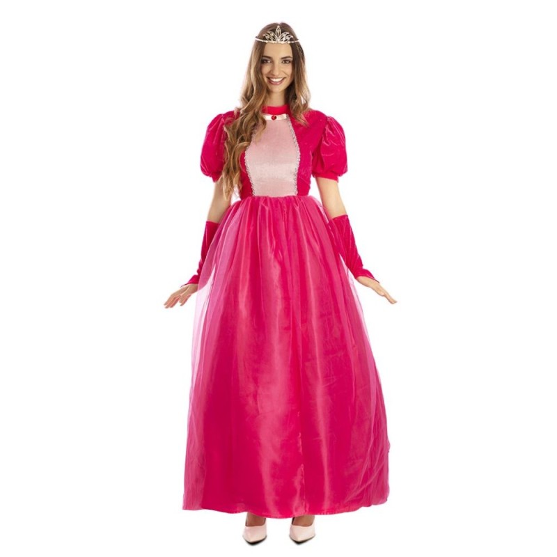 DISFRAZ PRINCESA ROSA MUJER T-ML