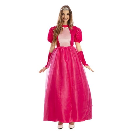 DISFRAZ PRINCESA ROSA MUJER T-ML