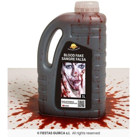 Bote grande de sangre artificial 1L