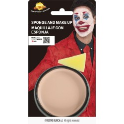 maquillaje con esponja carne crema