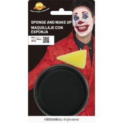 maquillaje con esponja negro