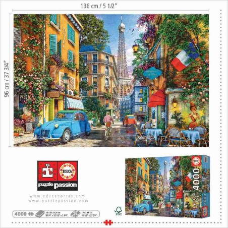 PUZZLE 4000 PIEZAS CALLES DE PARIS