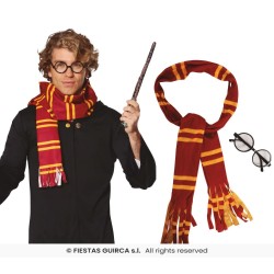 Conjunto mago harry- bufanda y gafas 