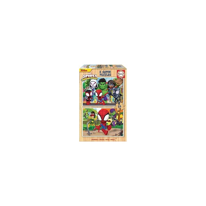 2X25 Spidey & His Amazing Friends Madera