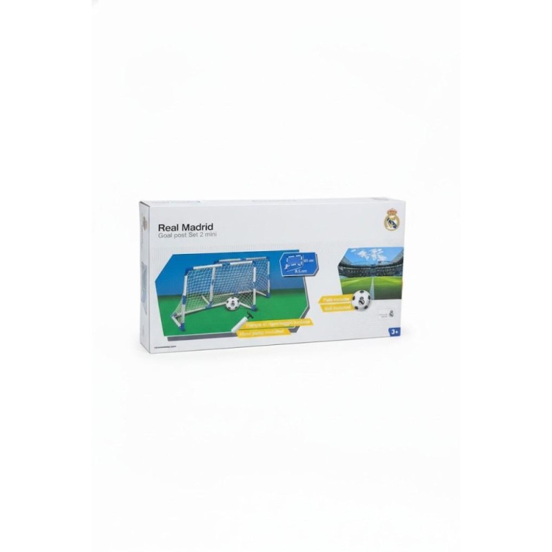 Pack 2 Porterias Real Madrid Mini con ba
