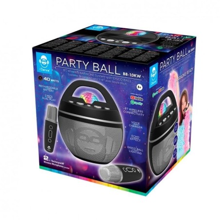 Karaoke Party Ball con 2 micrófonos 