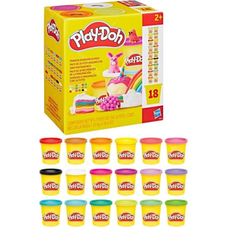 Play-Doh Pack 18 Botes Imagine Anything