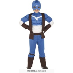 disfraz Capitan superhero america 3-4año
