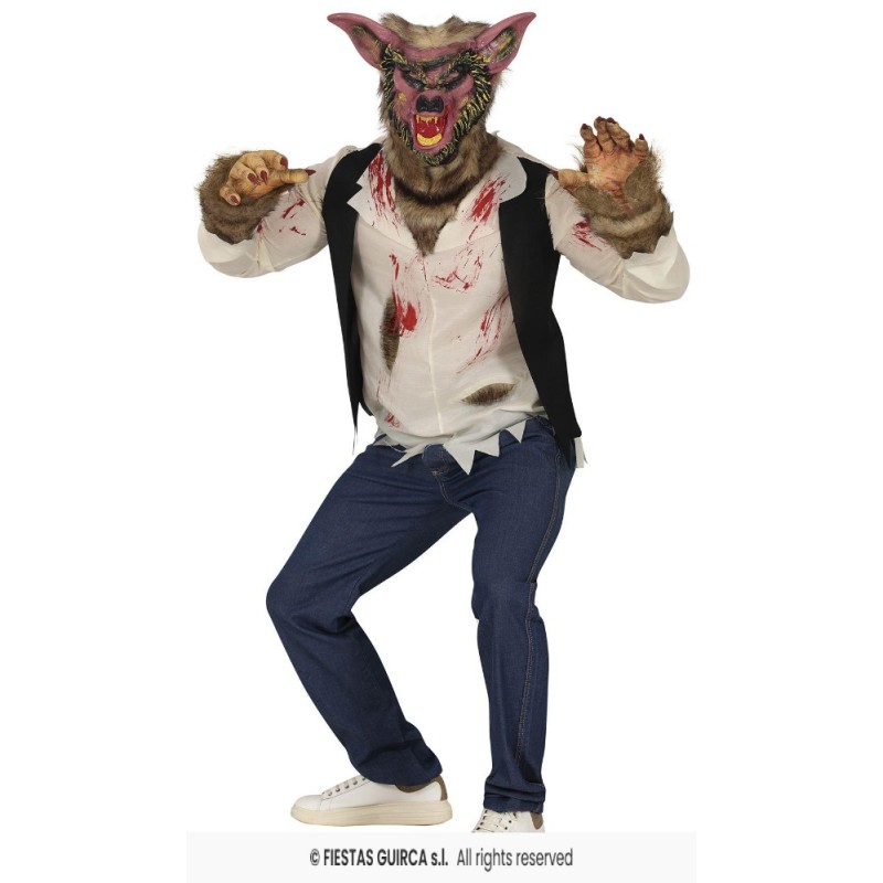 Disfraz Hombre lobo killer werewolf t.L