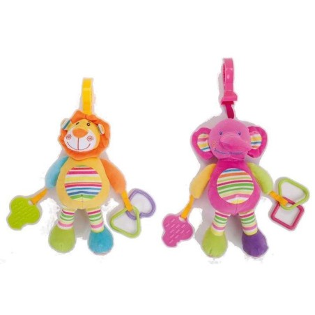 Pinza Con Peluche 26cm Leony Elefante