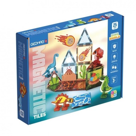 GEOMAG MAGNETIC TILES DINO WORLD 