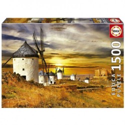 PUZZLE 1500 PIEZAS MOLINOS DE VIENTO CON