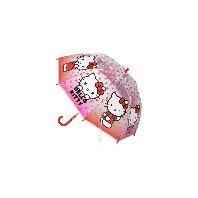 Hello Kitty Paraguas Manual Poe Burbuja