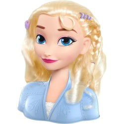 Cabeza de peinado básica de Elsa de Disn