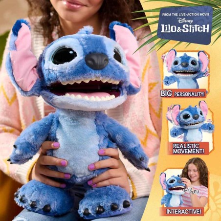 Peluche Interactivo Stitch 34 cm – Disne