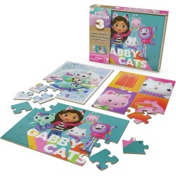 Puzzles x3 24pzas La casa de muñecas de 