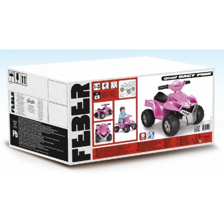 QUAD RACY PINK 6V