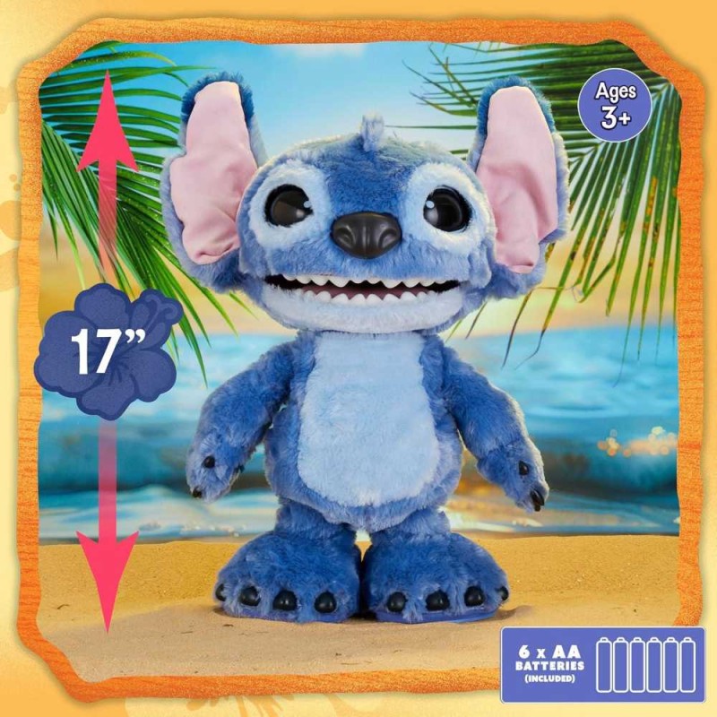 Peluche Interactivo Stitch 34 cm – Disne