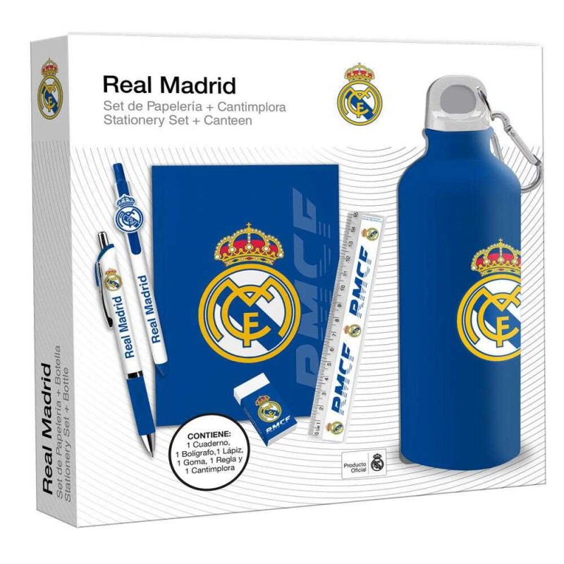 Set Papeleria + Botella Real Madrid