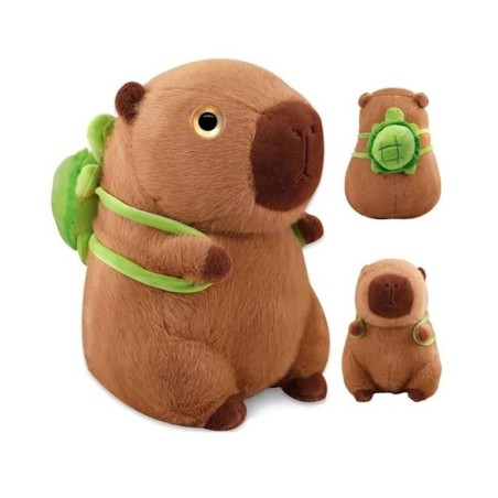 Peluche Capibara Mochila 45Cm 2 Colores