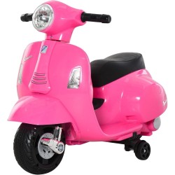 Moto Mini Vespa 6V Rosa para Niños
