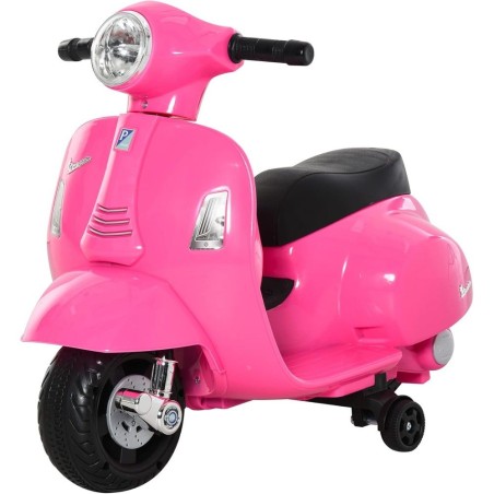 Moto Mini Vespa 6V Rosa para Niños
