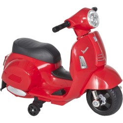 Moto Mini Vespa 6V Roja para Niños