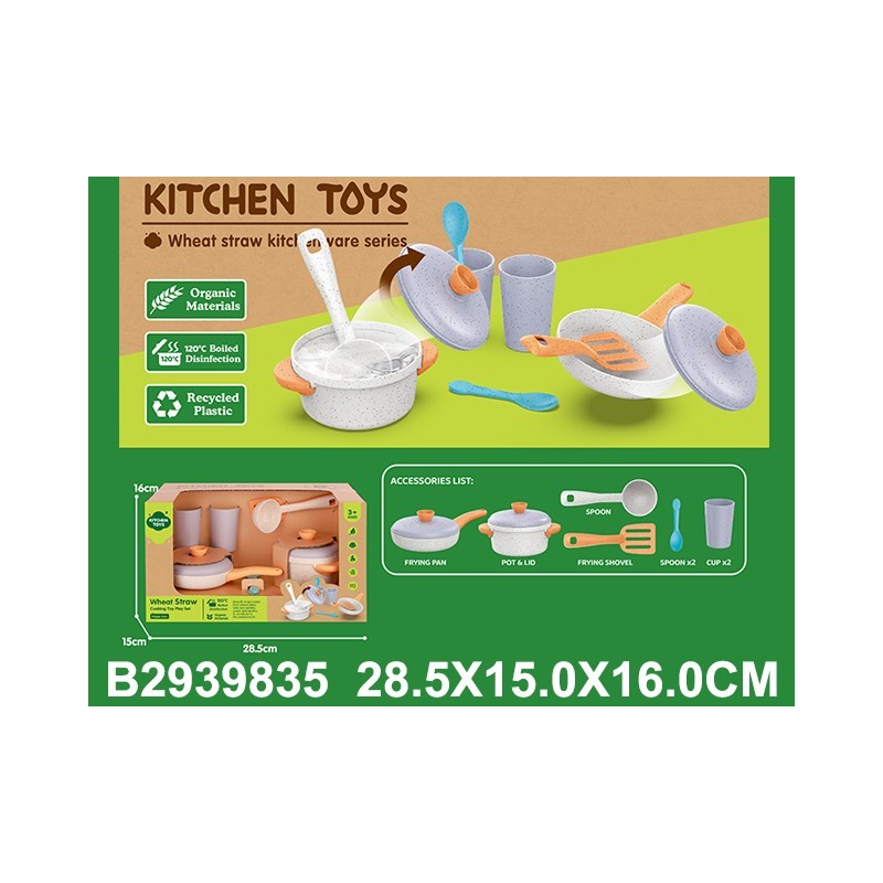 Menaje Ecológico Infantil 10 Piezas – Se