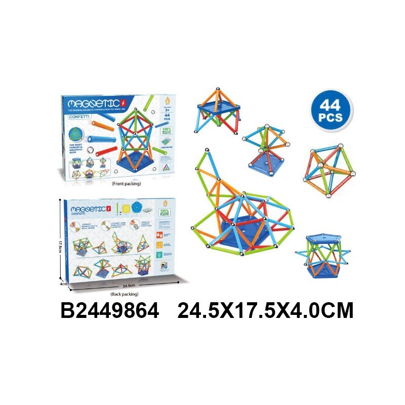 Caja Geomag 44Pcs Magnetic Block