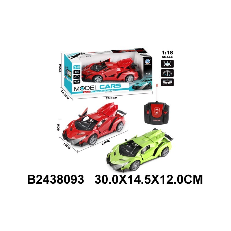 Lambo Rc Model Cars Verde 1:18