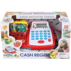 Caja Registradora Roja con Accesorios
