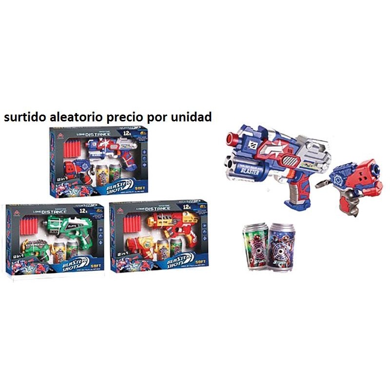 Pistola Blaster Shots Pack Capitán con D