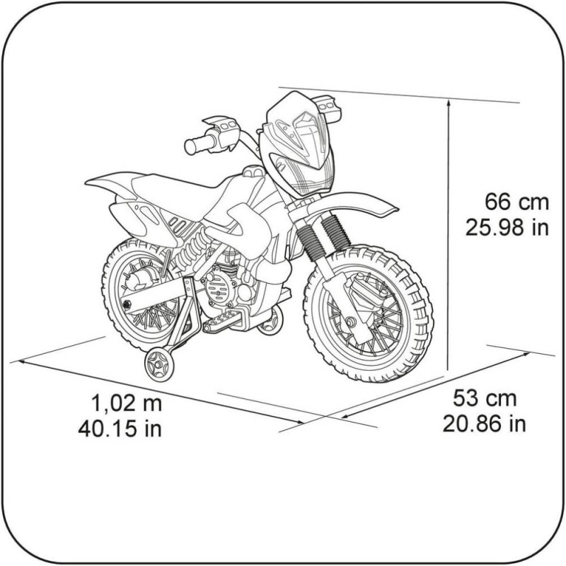MOTORBIKE CROSS 400F  6V