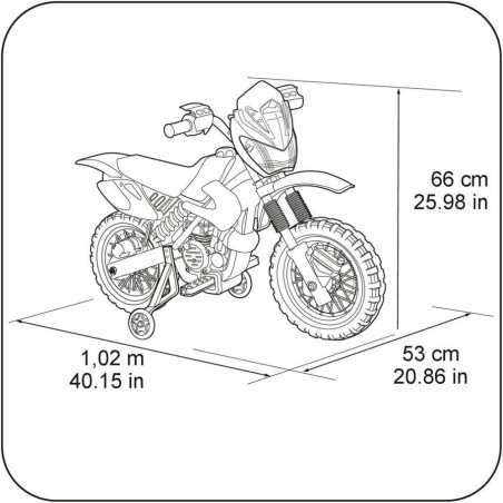 MOTORBIKE CROSS 400F  6V