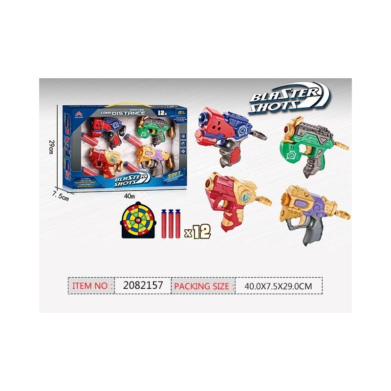 Pack 4 Pistolas Heroes