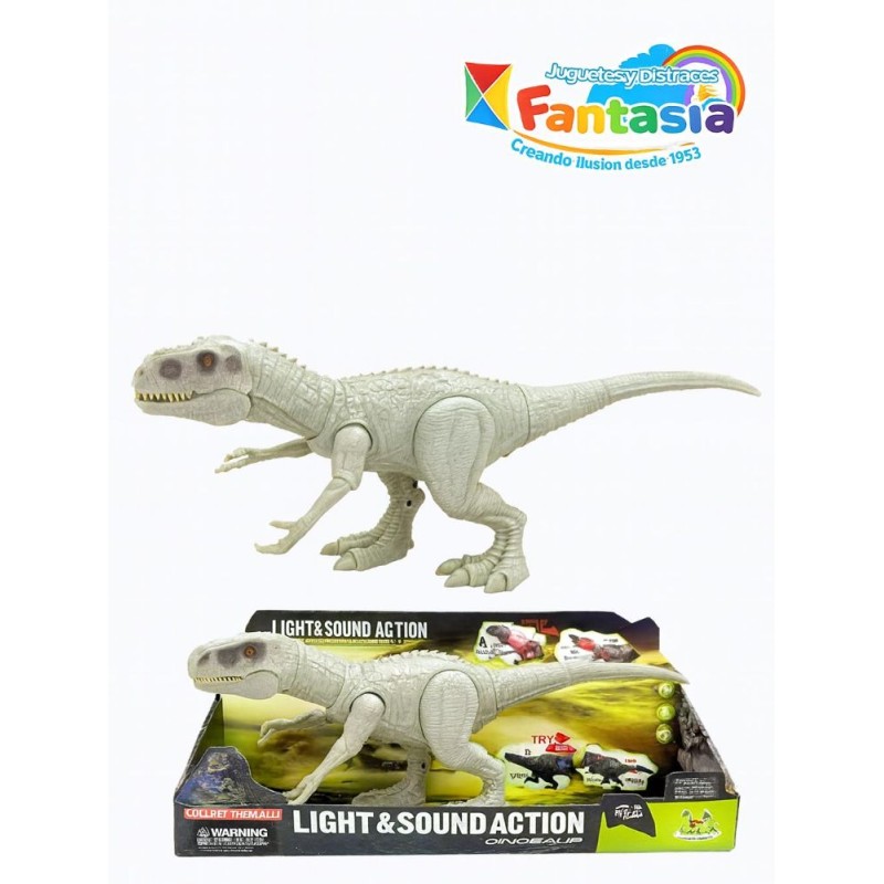 Dinosaurio Indominus 55 cm con Luz y Son