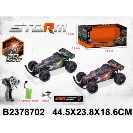 COCHE RC STORM C/LUZ Y BATERIA