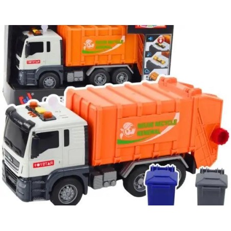 Camion De Basura Luz Y Sonido Toystar
