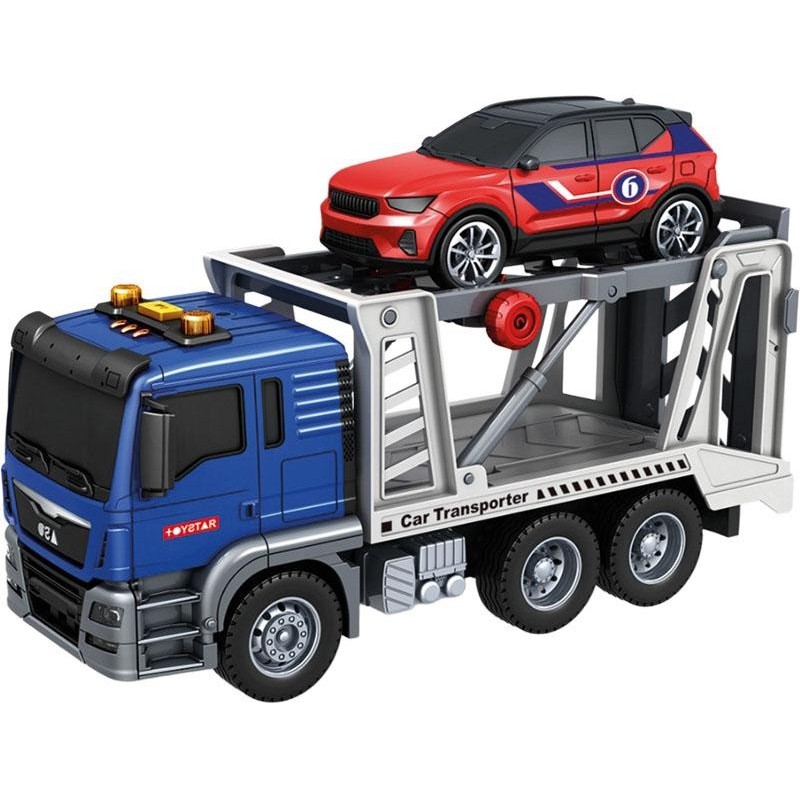 Camion Grua Coche Luz Y Sonido Toystar