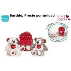 PELUCHE OSO I LOVE YOU 32CM CAJA REGALO