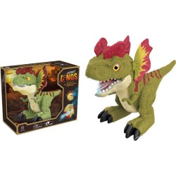 Dinosaurio con Humo y Sonidos 17 cm 
