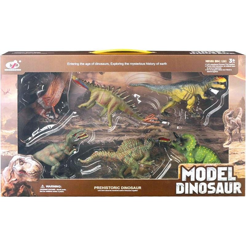 Caja de 6 Dinosaurios – Figuras Prehistó