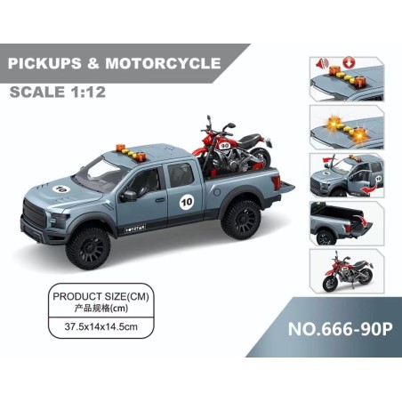 Pickup Con Moto - Luz Y Sonidos Toystar