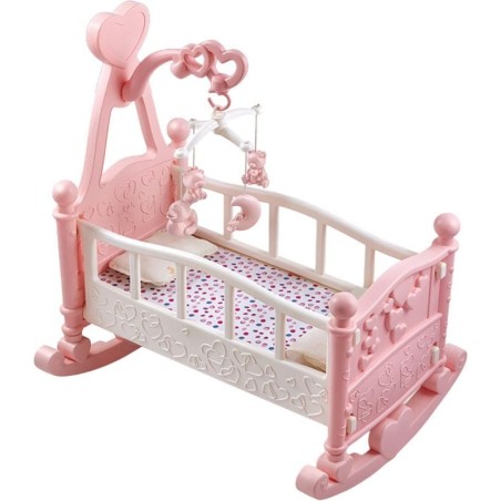 Cuna de Juguete Baby con Carrusel y Acce